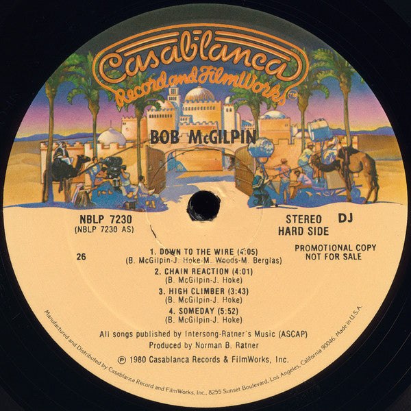 Bob McGilpin : Bob McGilpin (LP, Album, Promo, PRC)