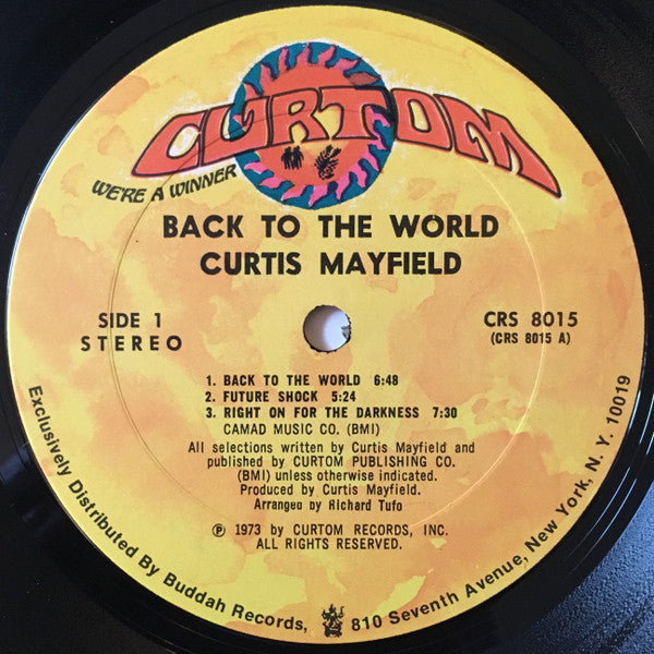 Curtis Mayfield : Back To The World (LP, Album, Ter)