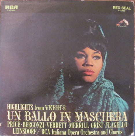 Leontyne Price, Carlo Bergonzi, Robert Merrill, Shirley Verrett, Reri Grist, Ezio Flagello, Ferruccio Mazzoli, Giuseppe Verdi : Un Ballo In Maschera (Highlights) (LP)