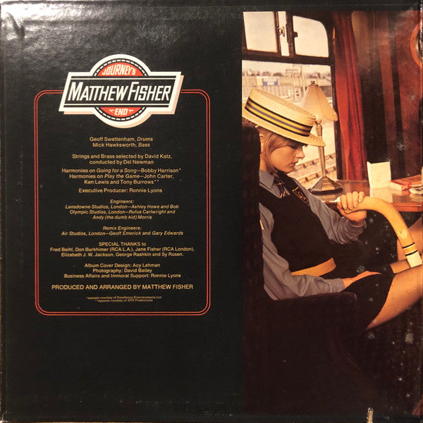 Matthew Fisher : Journey's End (LP, Album, Hol)