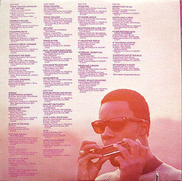 Stevie Wonder : Looking Back (3xLP, Comp, Ltd, Tri)