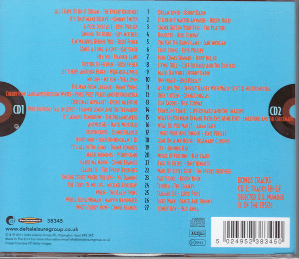 Various : More Number 1 Hits Of The 1950s (2xCD, Comp)