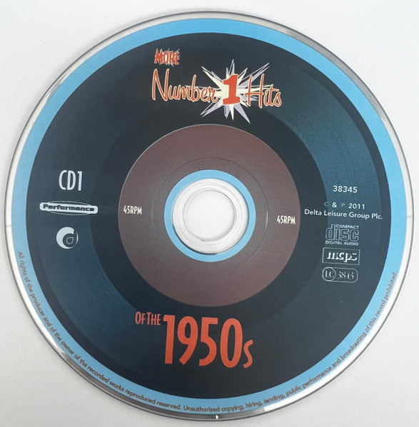 Various : More Number 1 Hits Of The 1950s (2xCD, Comp)