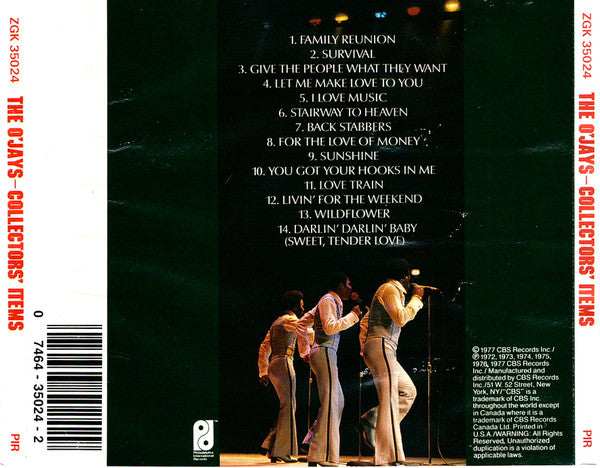 The O'Jays : Collectors' Items (CD, Comp, RE)