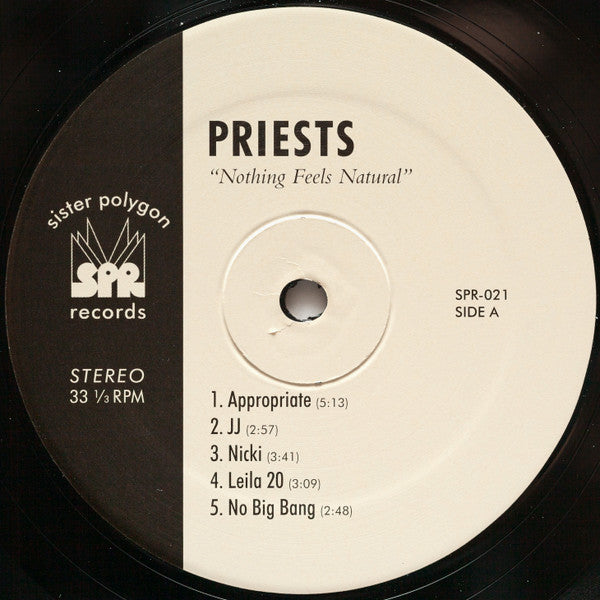 Priests (2) : Nothing Feels Natural (LP, Album)