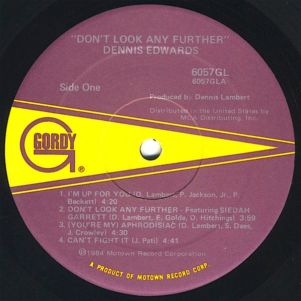 Dennis Edwards : Don't Look Any Further (LP, Album)