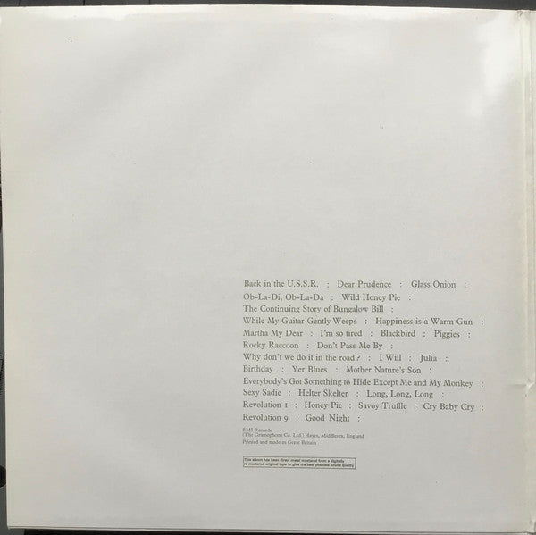 The Beatles : The Beatles (2xLP, Album, RE, RM, Dir)