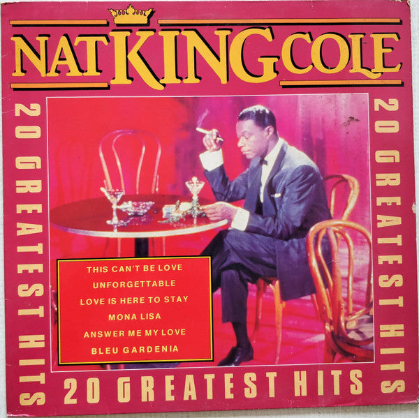 Nat King Cole : 20 Greatest Hits (LP, Album, Liv)