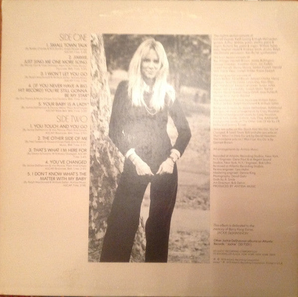 Jackie DeShannon : Your Baby Is A Lady (LP, Album, PR )