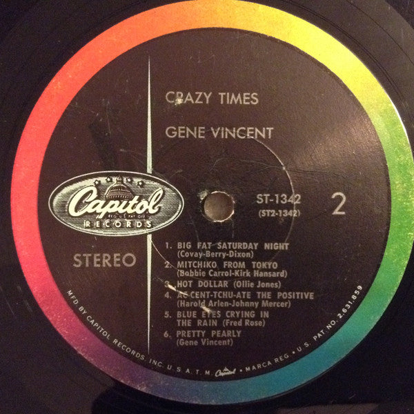 Gene Vincent : Crazy Times (LP, Album)