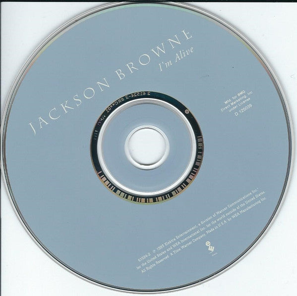 Jackson Browne : I'm Alive (CD, Album, Club)