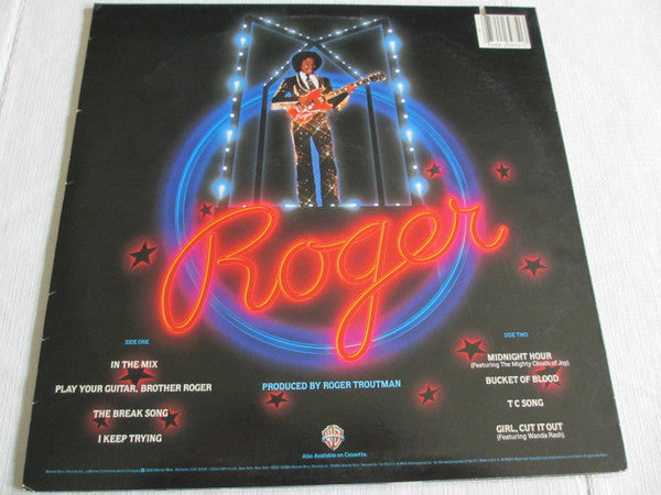 Roger* : The Saga Continues... (LP, Album, Win)