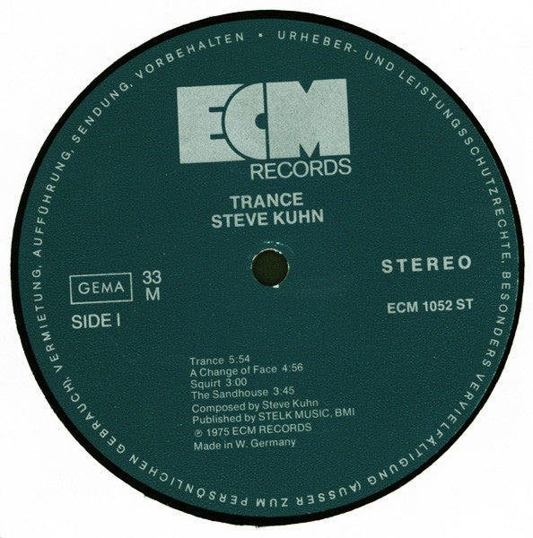 Steve Kuhn : Trance (LP, Album)