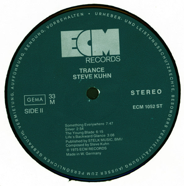 Steve Kuhn : Trance (LP, Album)
