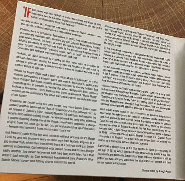 Carl Perkins : The Rockabilly Years (2xCD, Comp, Dig)