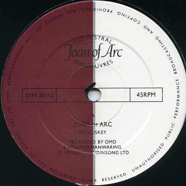 Orchestral Manoeuvres* : Joan Of Arc (12", RP)