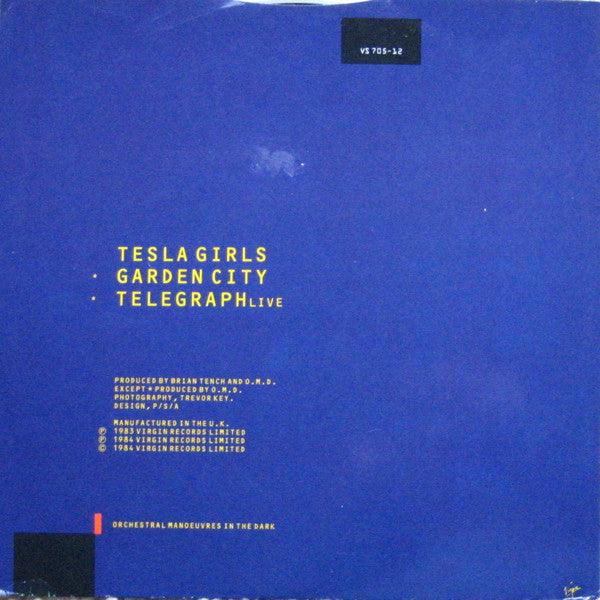 O.M.D.* : Tesla Girls (12", Single)