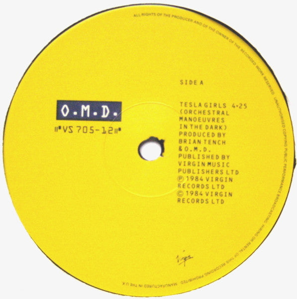 O.M.D.* : Tesla Girls (12", Single)