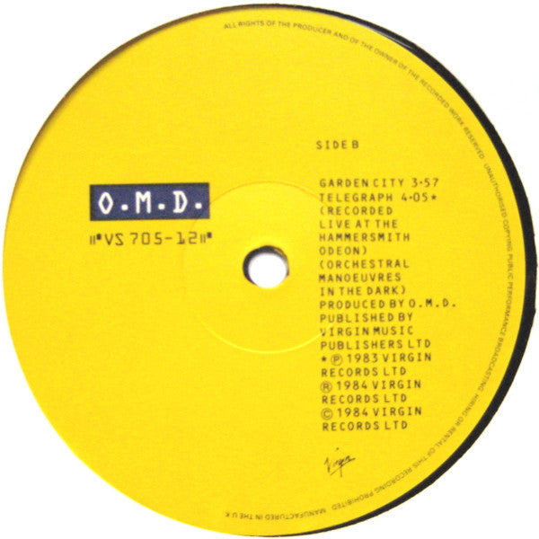 O.M.D.* : Tesla Girls (12", Single)