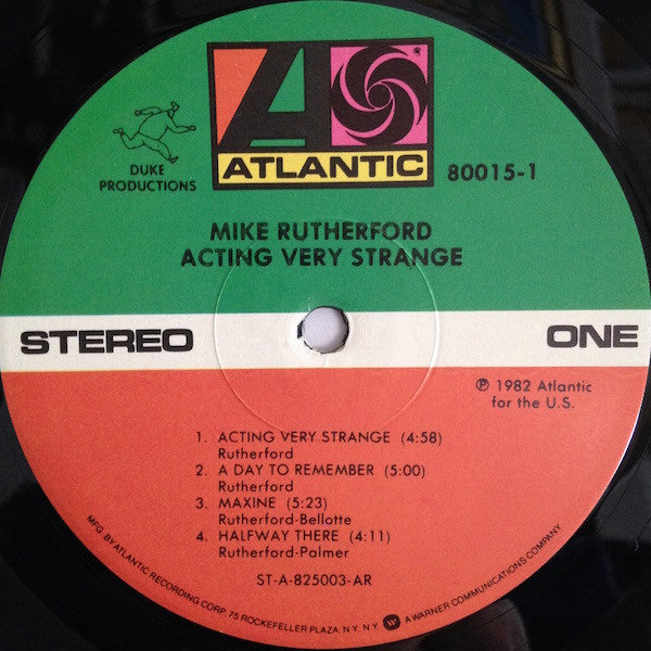Mike Rutherford : Acting Very Strange (LP, Album, AR-)