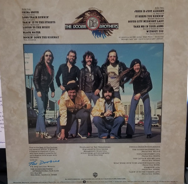 The Doobie Brothers : Best Of The Doobies (LP, Comp, Ter)