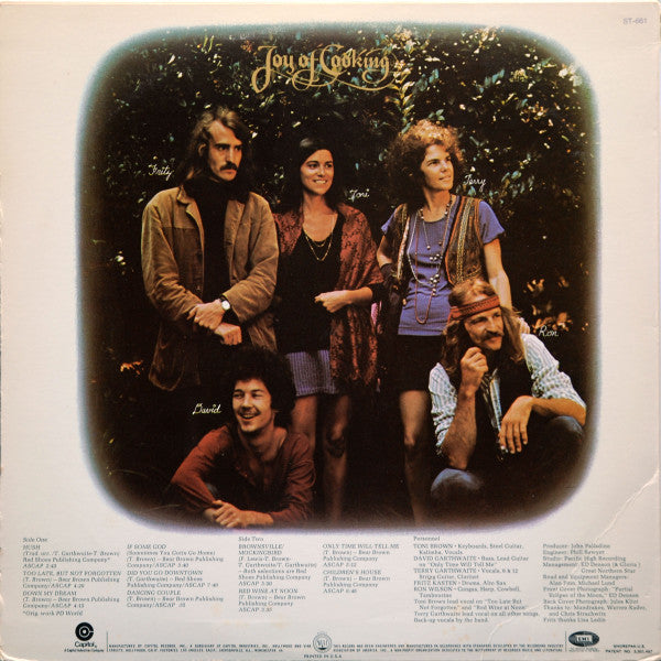 Joy Of Cooking : Joy Of Cooking (LP, Album, Jac)