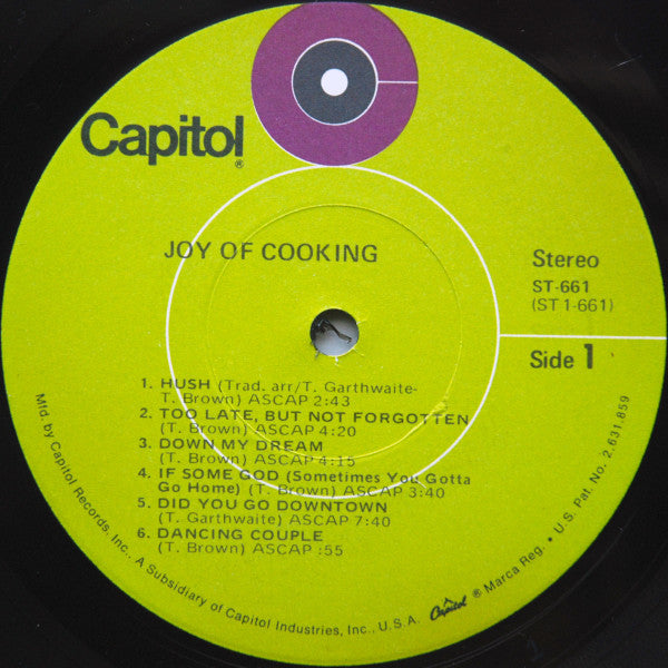 Joy Of Cooking : Joy Of Cooking (LP, Album, Jac)