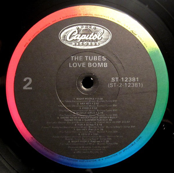 Tubes* : Love Bomb (LP, Album, Jac)