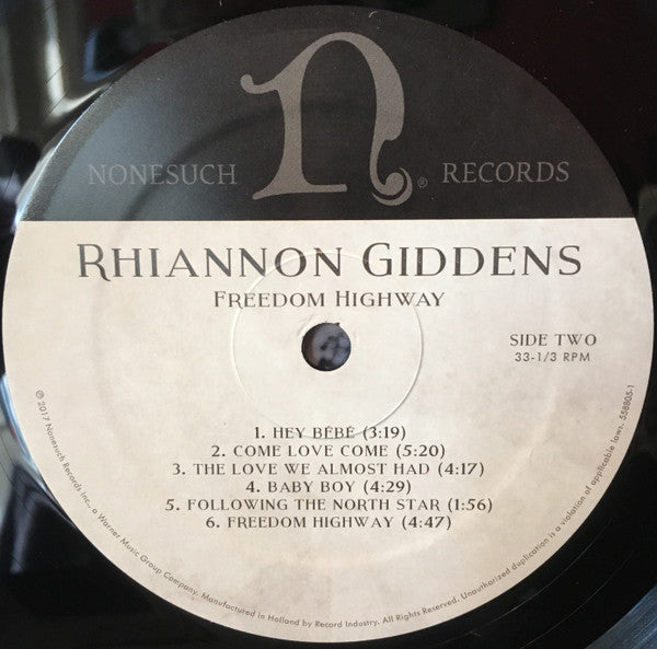 Rhiannon Giddens : Freedom Highway (LP, Album)