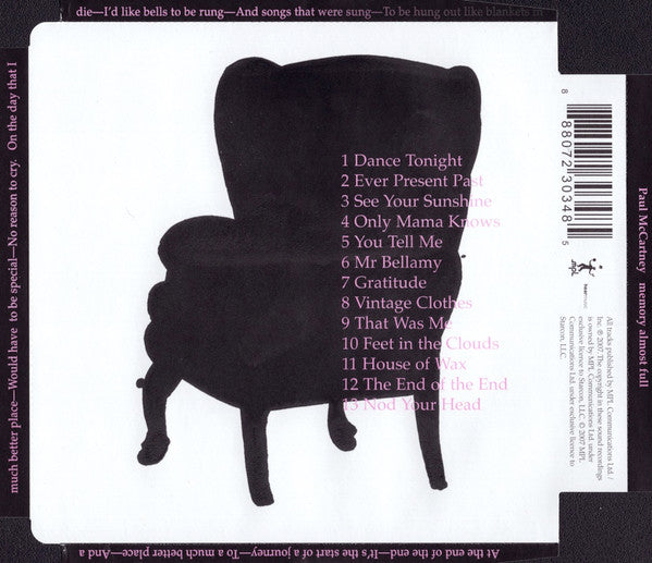 Paul McCartney : Memory Almost Full (CD, Album, Sup)