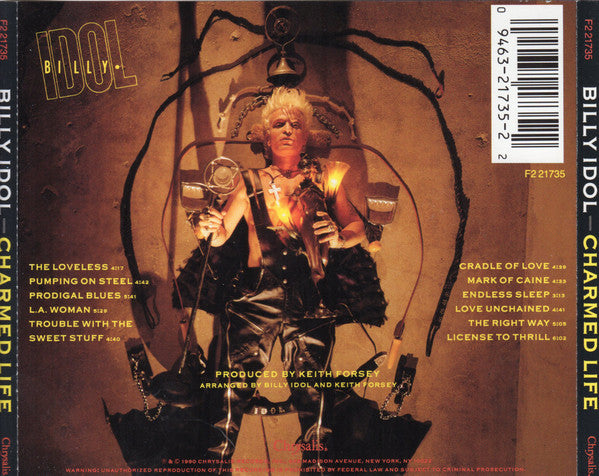 Billy Idol : Charmed Life (CD, Album)