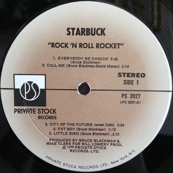 Starbuck (2) : Rock 'N Roll Rocket (LP, Album, Mon)