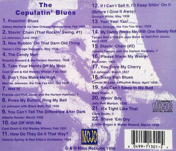 Various : The Copulatin' Blues (CD, Comp)