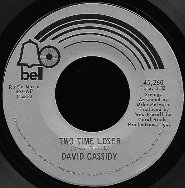 David Cassidy : Rock Me Baby (7", Single)