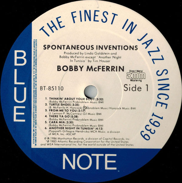 Bobby McFerrin : Spontaneous Inventions (LP, Album)