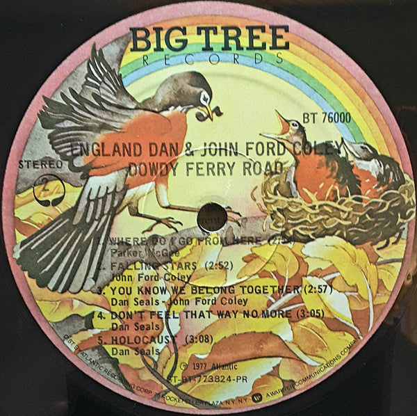 England Dan & John Ford Coley : Dowdy Ferry Road (LP, Album, PR)