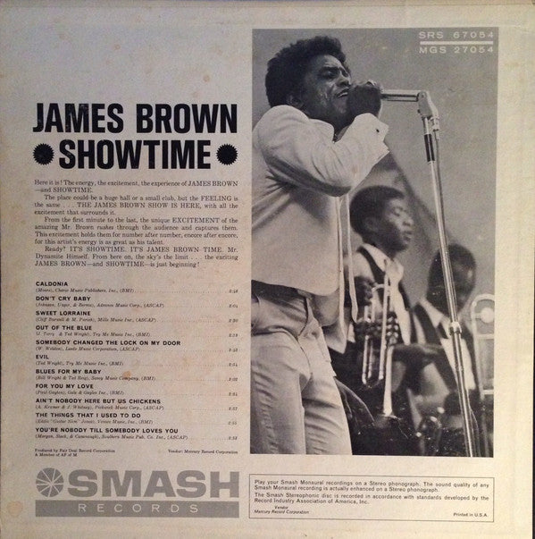 James Brown : Showtime (LP, Album, Mono, Ter)