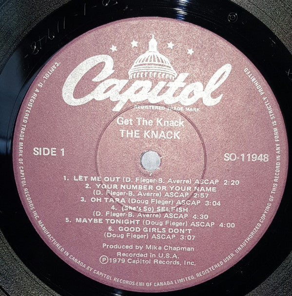 The Knack (3) : Get The Knack (LP, Album)