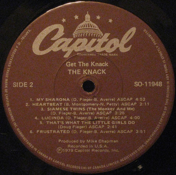 The Knack (3) : Get The Knack (LP, Album)