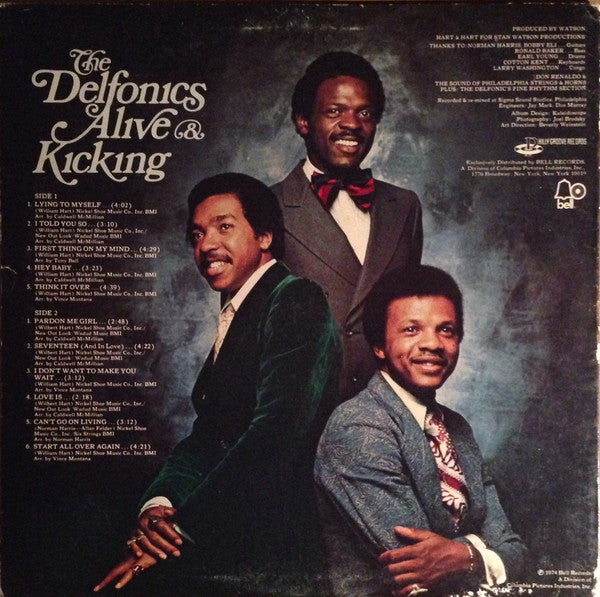 The Delfonics : Alive & Kicking (LP, Album, PRC)