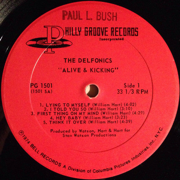 The Delfonics : Alive & Kicking (LP, Album, PRC)
