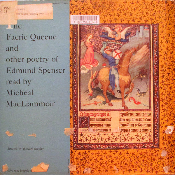 Edmund Spenser : The Faerie Queene And Other Poetry Of Edmund Spenser (LP, Album)