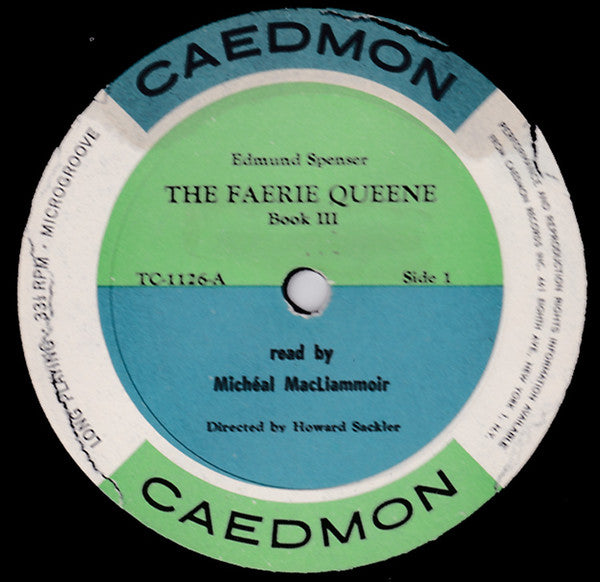 Edmund Spenser : The Faerie Queene And Other Poetry Of Edmund Spenser (LP, Album)