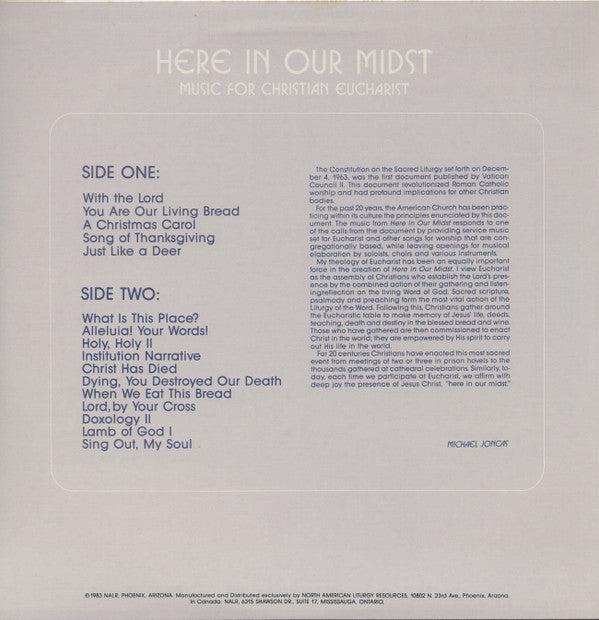 Michael Joncas : Here In Our Midst (LP, Album)