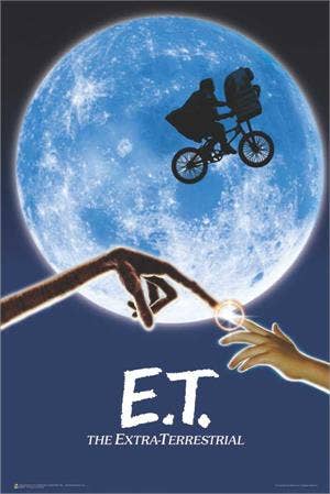 E.T. The Extra-Terrestrial One Sheet Movie Poster