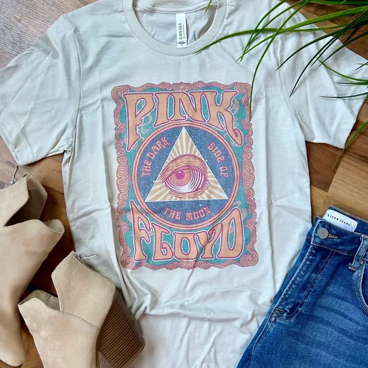 Dark Side Pink Graphic T-Shirt