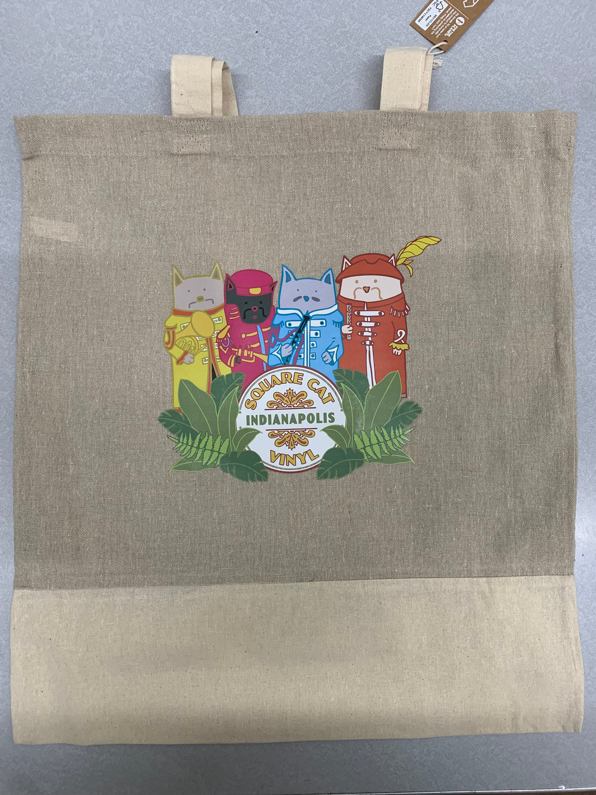 Square Cat Sgt. Pepper Cats Tote Bag