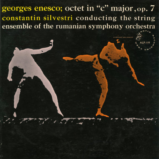 Enesco, George, Constantin Silvestri conducting The String Ensemble of the Rumanian Symphony Orchestra - Octet In "C" Major, Op. 7 (VG)