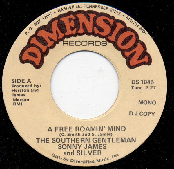 James, Sonny And Silver - A Free Roamin' Mind (VG+)