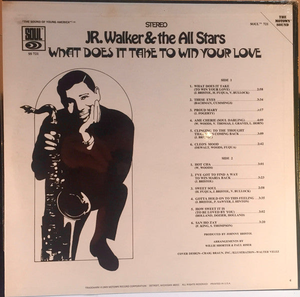 Jr. Walker & The All Stars* : What Does It Take To Win Your Love (LP, Album, Ind)